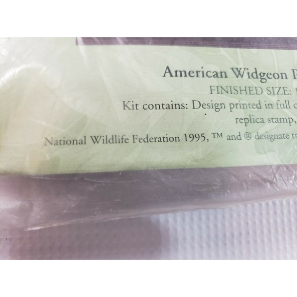 VINTAGE Cadamar Designs Natures Wonder Cross Stitch Kit American Widgeon NEW - Picture 5 of 5